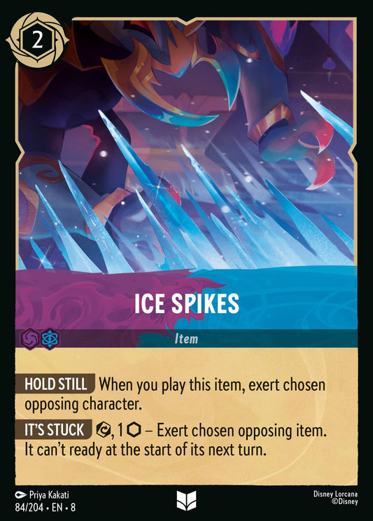 Ice Spikes - Uncommon Normal Disney Lorcana card from The Reign of Jafar