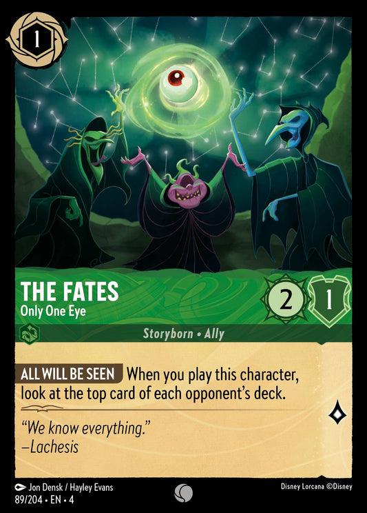 The Fates - Only One Eye - Common Normal Disney Lorcana card from Ursula's Return