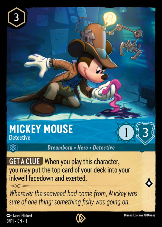 Mickey Mouse - Detective - Cold Foil