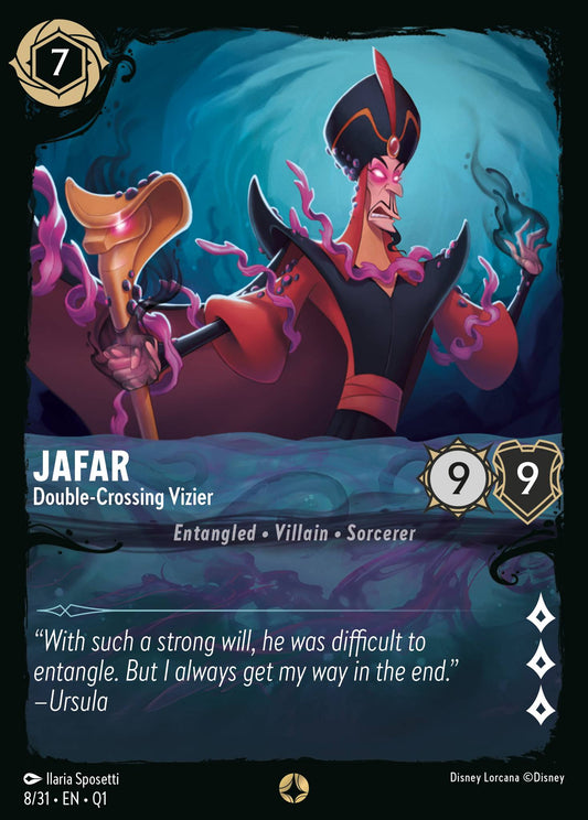 Jafar - Double-Crossing Vizier - Special Normal Disney Lorcana card from Unknown Set