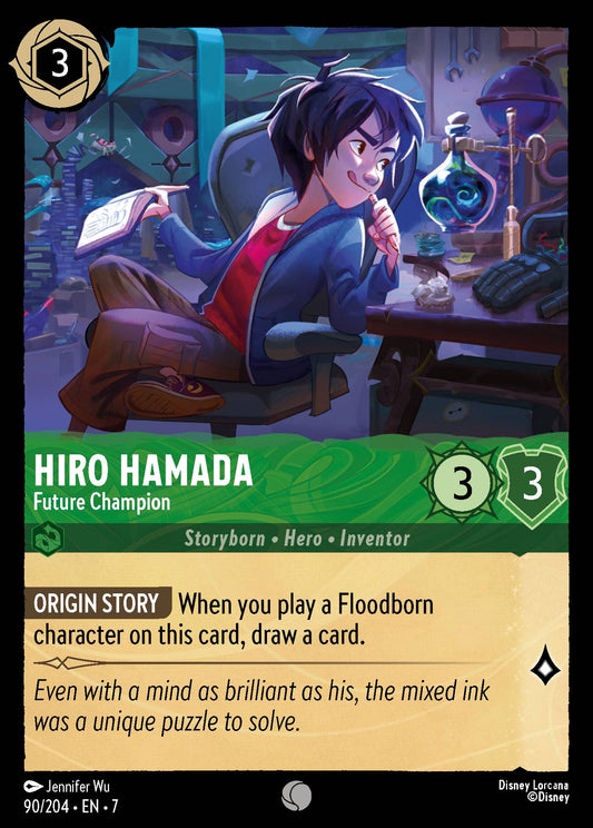 Hiro Hamada - Future Champion - Common Normal Disney Lorcana card from Archazia's Island