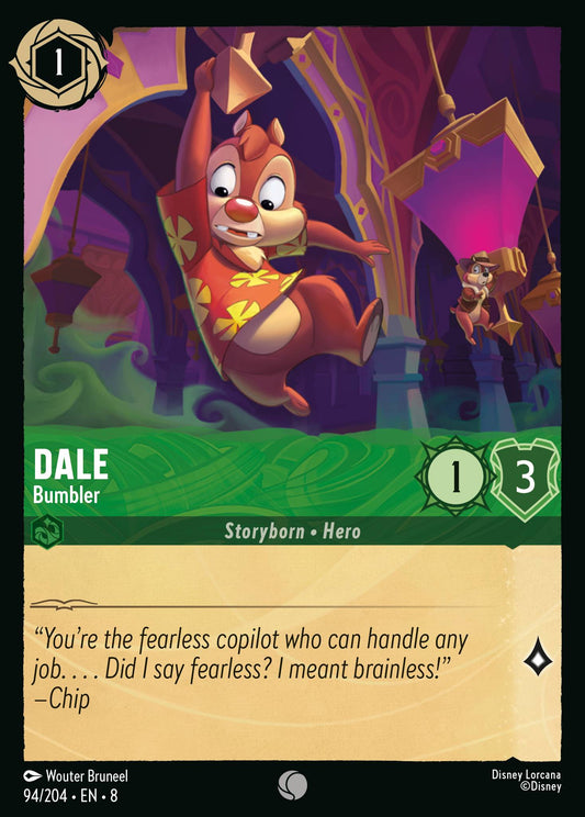 Dale - Bumbler - Common Normal Disney Lorcana card from The Reign of Jafar