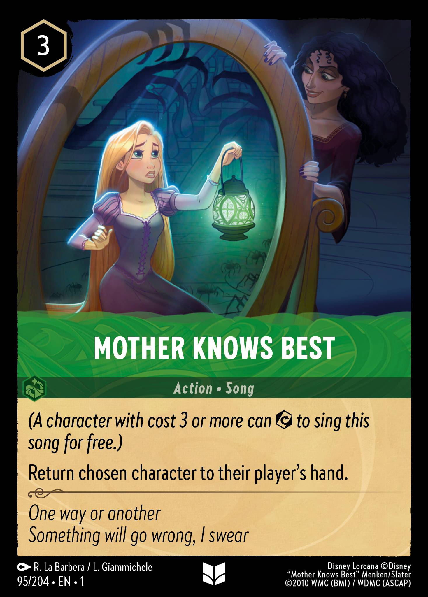 Mother Knows Best - Uncommon Normal Disney Lorcana card from The First Chapter