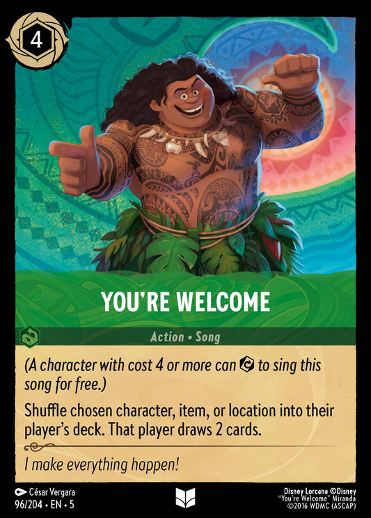 You're Welcome - Normal