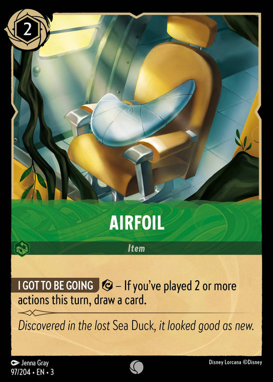 Airfoil - Common Normal Disney Lorcana card from Into the Inklands