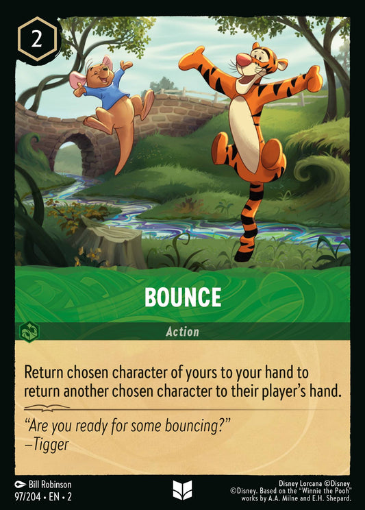Bounce - Uncommon Normal Disney Lorcana card from Rise of the Floodborn