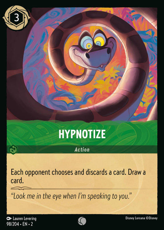 Hypnotize - Common Normal Disney Lorcana card from Rise of the Floodborn