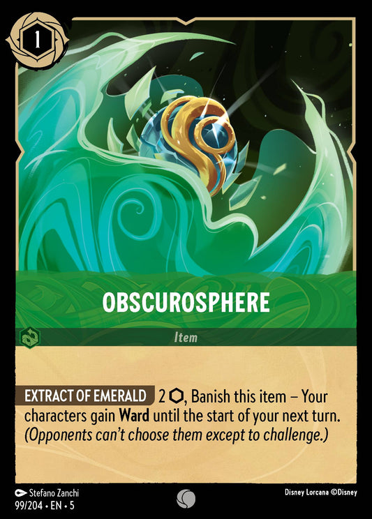 Obscurosphere - Common Normal Disney Lorcana card from Shimmering Skies