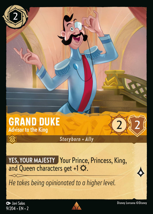 Grand Duke - Advisor to the King - Rare Normal Disney Lorcana card from Rise of the Floodborn
