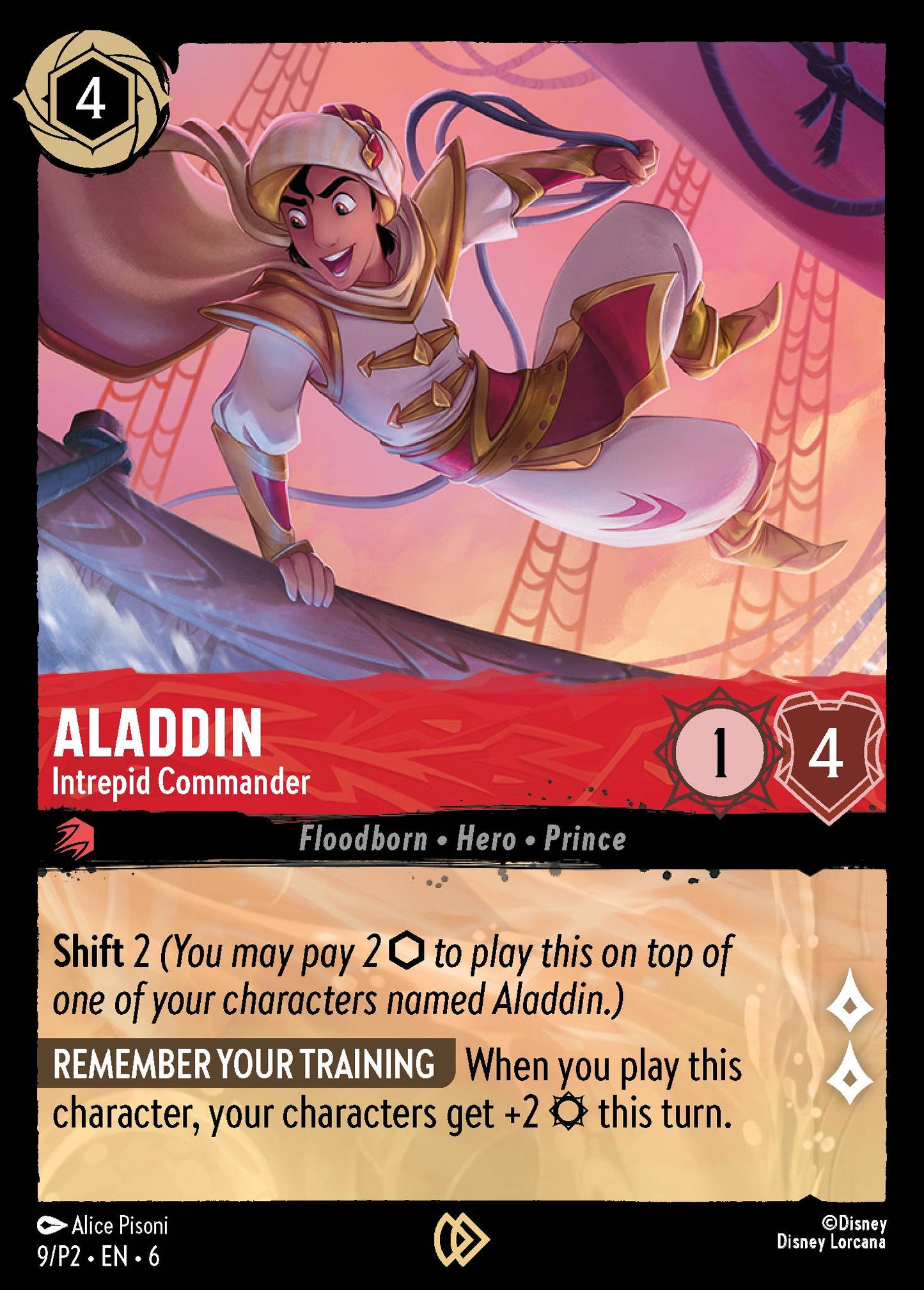 Aladdin - Intrepid Commander - Cold Foil